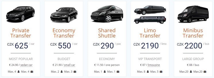 Prague airport transfers