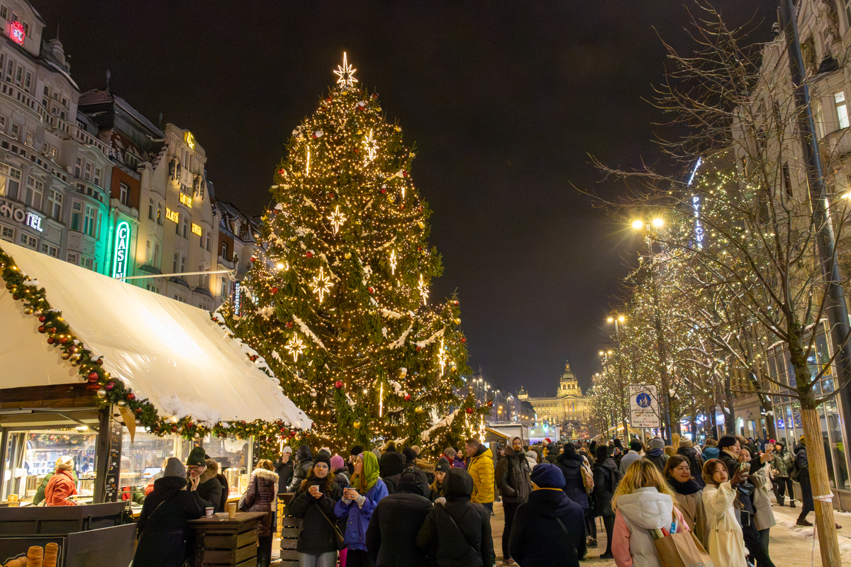 Wenceslas Square Christmas Markets